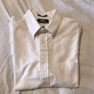 Stafford white button-up shirt